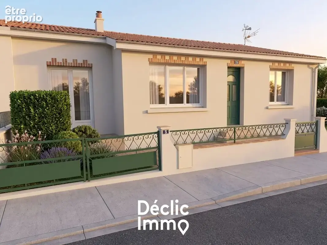 Plain-pied (3 marches)  - 3 chambres  véranda  jardin - garage - photo 2