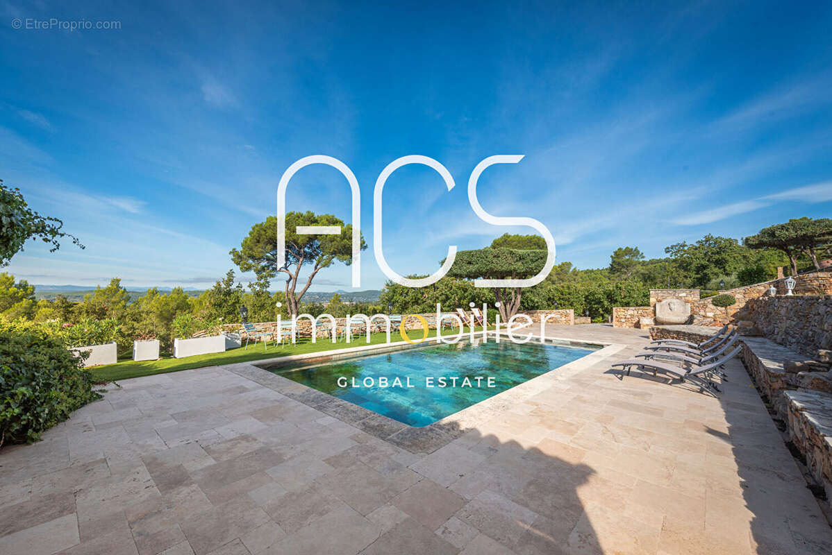 Achat Vente Villa Draguignan 7 pièces 263.20 m2 Extérieur Jardin Piscine Garage Dépendance - photo 8