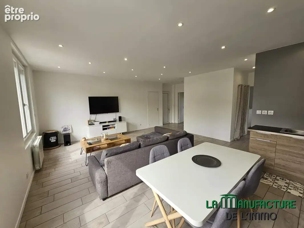 F3 traversant de 69 m2  belle piece de vie de 34 m2 - photo 4