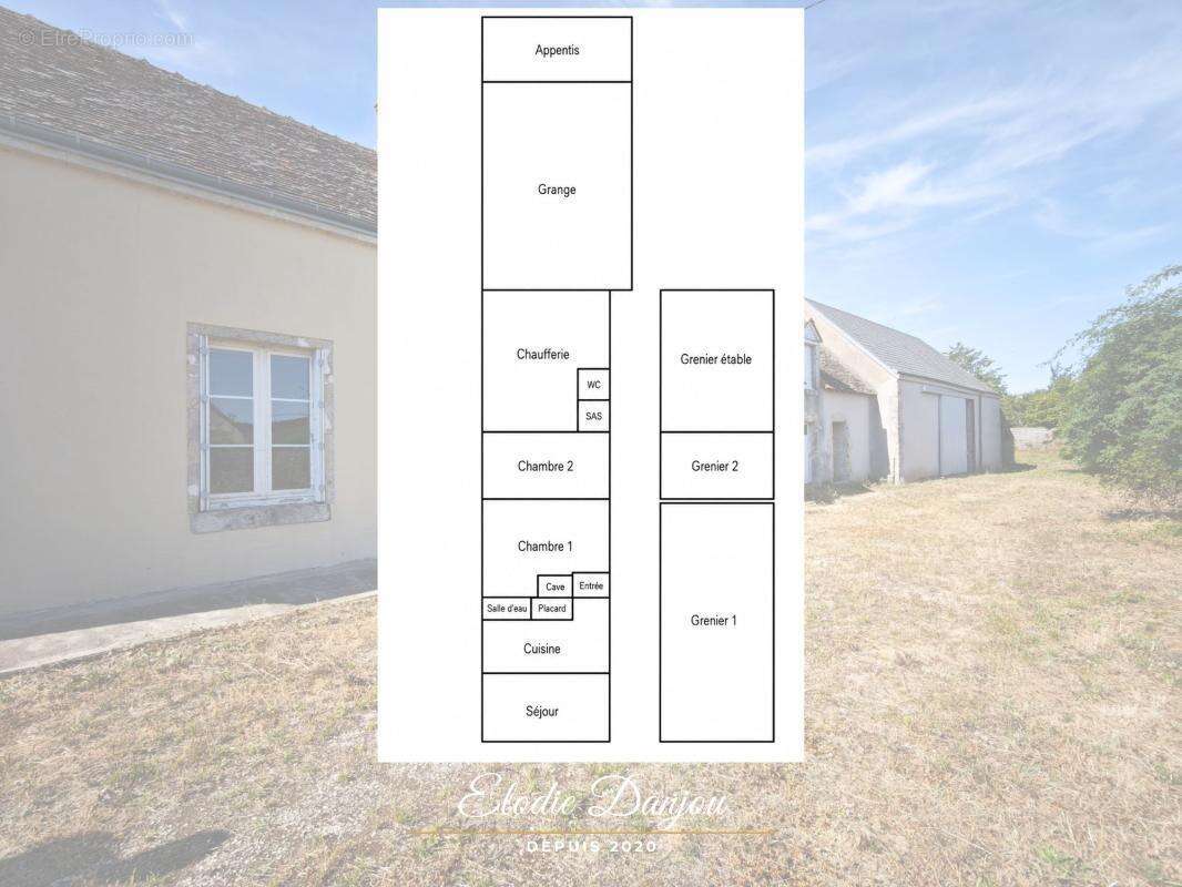 Longère à rénover - Potentiel d'agrandissement - Grange et jardin - Proche Beaugency et Châteaudun - photo 2