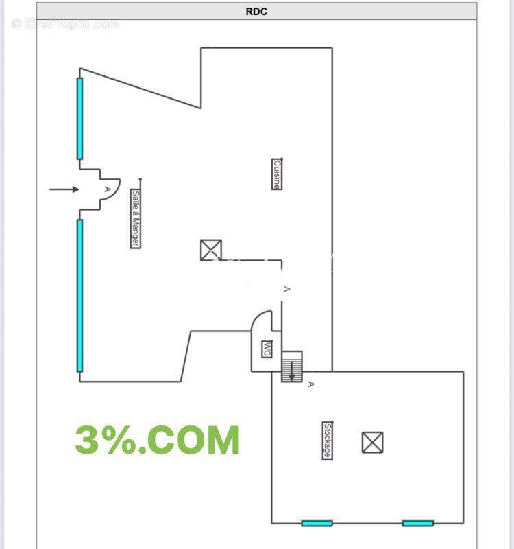 3%.COM LOCAL COMMERCIAL au centre de Dettwiller - photo 4