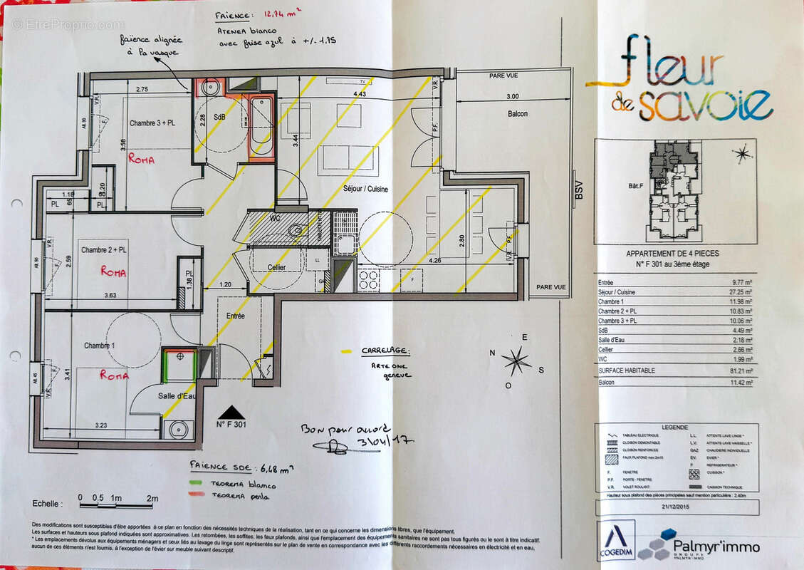 Appartement à LA RAVOIRE