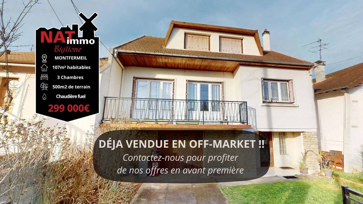 Maison à MONTFERMEIL