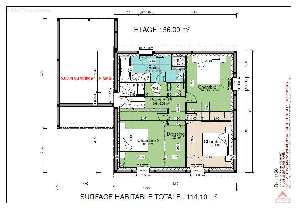Maison à PORT-EN-BESSIN-HUPPAIN