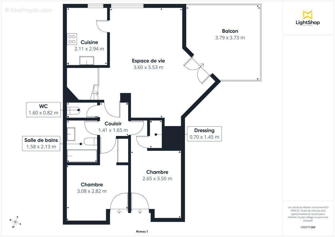 Appartement à IVRY-SUR-SEINE