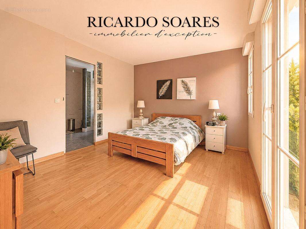 60940 angicourt - maison d'architecte 180 m² / grand séjour / 5 chambres / sous-sol total / terrain arboré 15 000 m² - photo 10