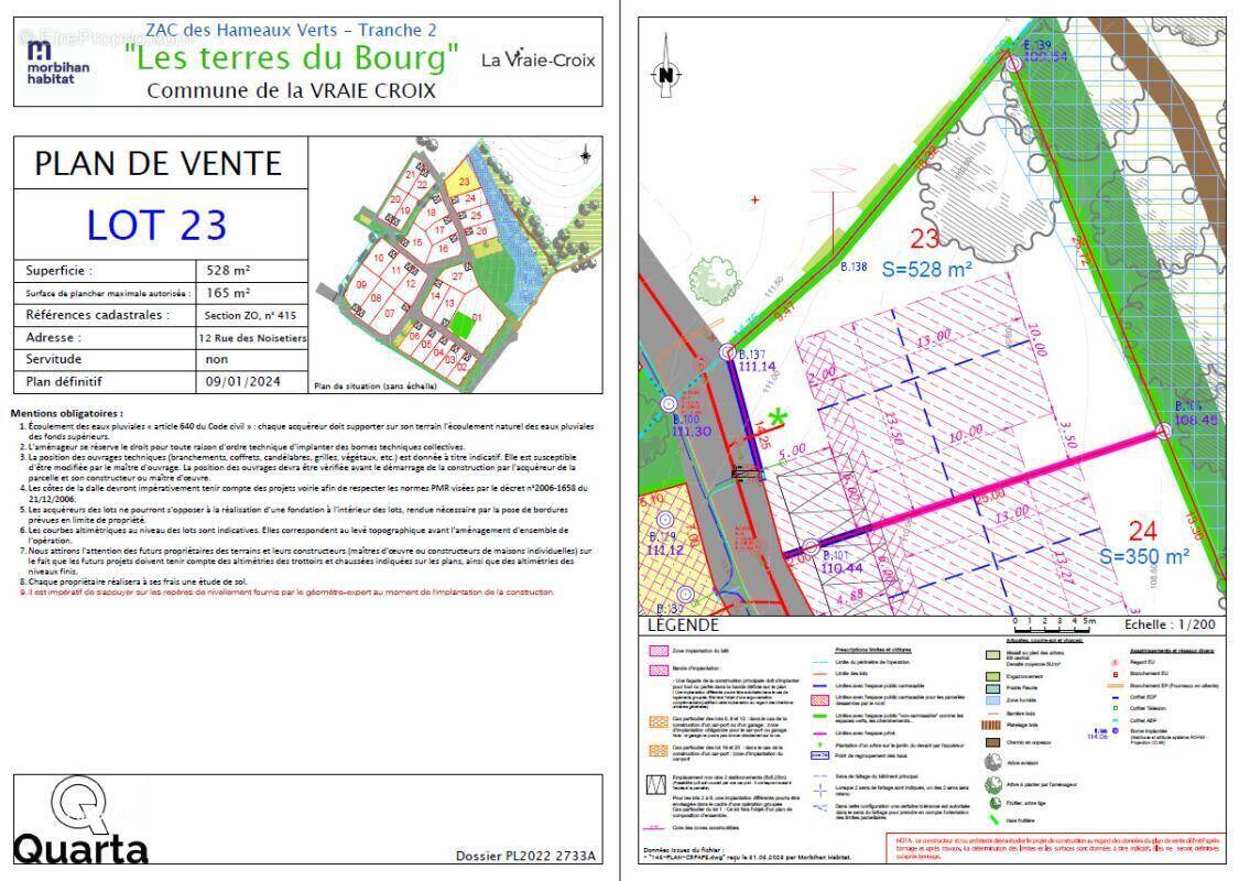 Terrain à LA VRAIE-CROIX