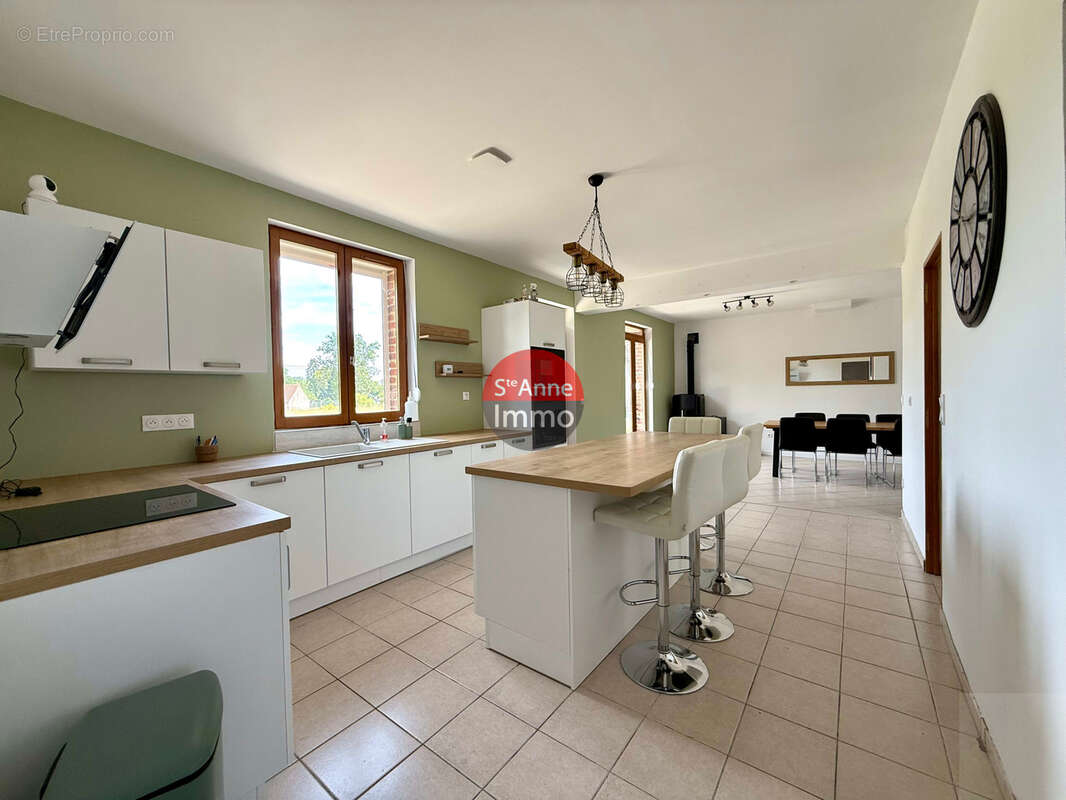 Liancourt fosse - 120m2 - autonomie de plain pied - 3 chambres - 1 bureau - garage - dependances - cave - jard - photo 5