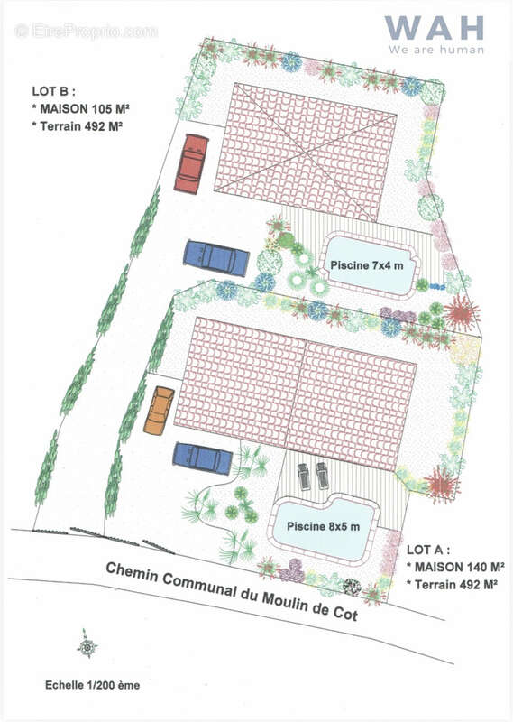 Vente terrain a batir 492m2 34800 clermont l'herault - photo 7