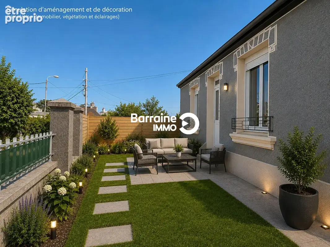A vendre brest  saint marc le guelmeur maison 62.65 m² 2 chambres jardin 282 m² - photo 6
