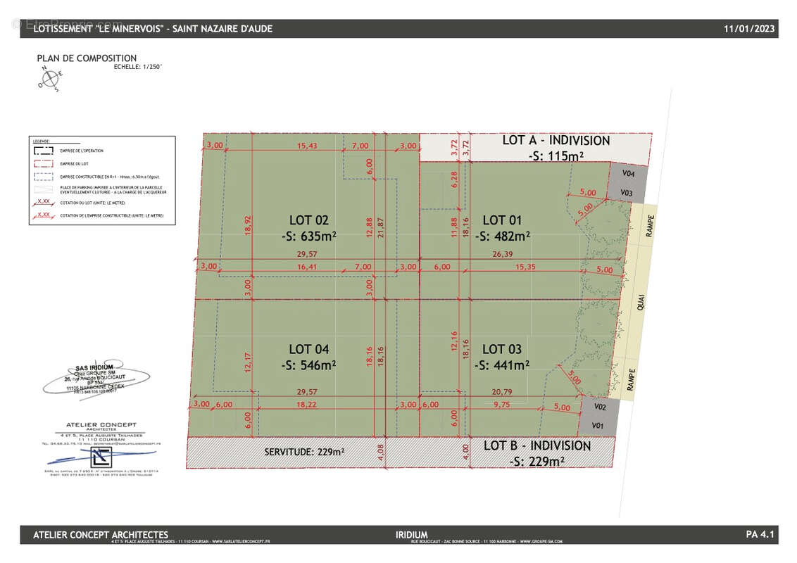 Terrain à SAINT-NAZAIRE-D&#039;AUDE