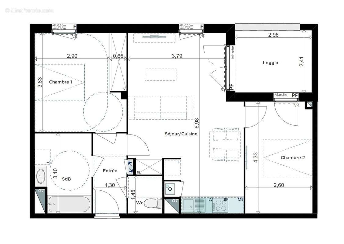 Appartement à FLOIRAC
