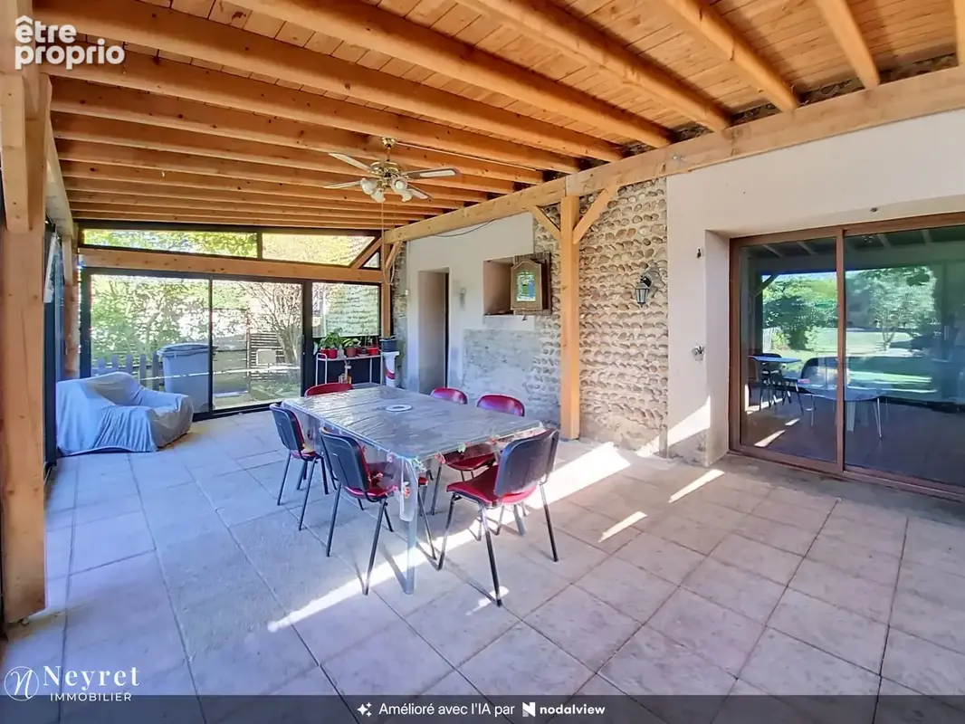 Rare, dans corps de logis du XVI e siècle, Maison de 191,64 m2, 4 chambres sur 832 m2 clos et arboré - photo 5