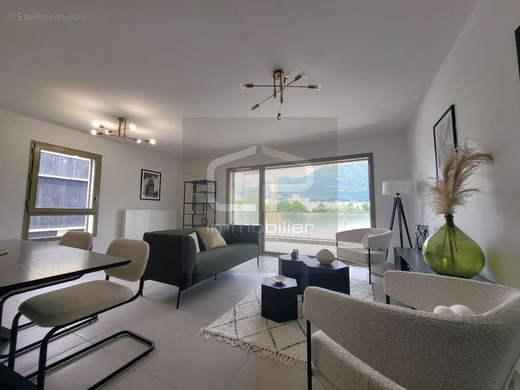 Appartement T4 contemporain  90,57 m²  Annecy-le-Vieux proche lac - photo 4