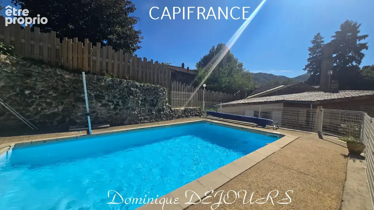 Ardèche, Vallée de l'Eyrieux, St Fortunat,grande maison et gîte à exploiter - Jardin - Source - Grand Garage - photo 31