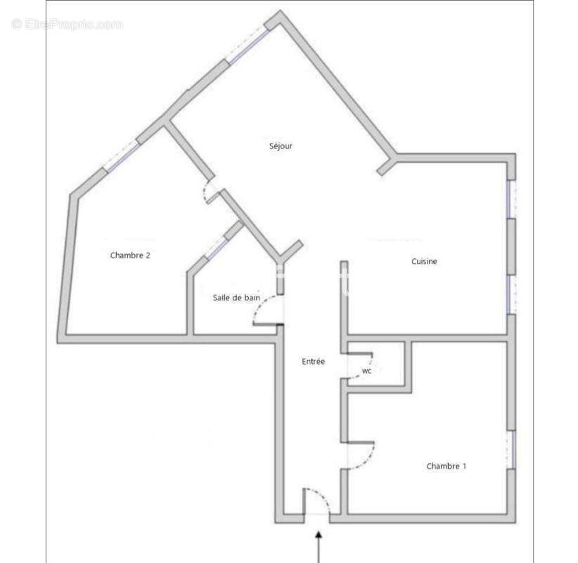 Appartement à PARIS-20E