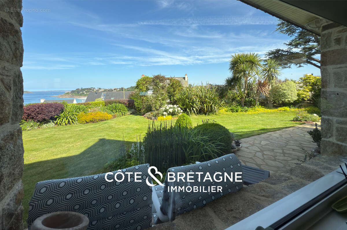 Maison vue mer a perros-guirec, 5 chambres, jardin, garage  réf : 202567 - photo 12