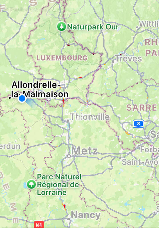 Appartement à ALLONDRELLE-LA-MALMAISON