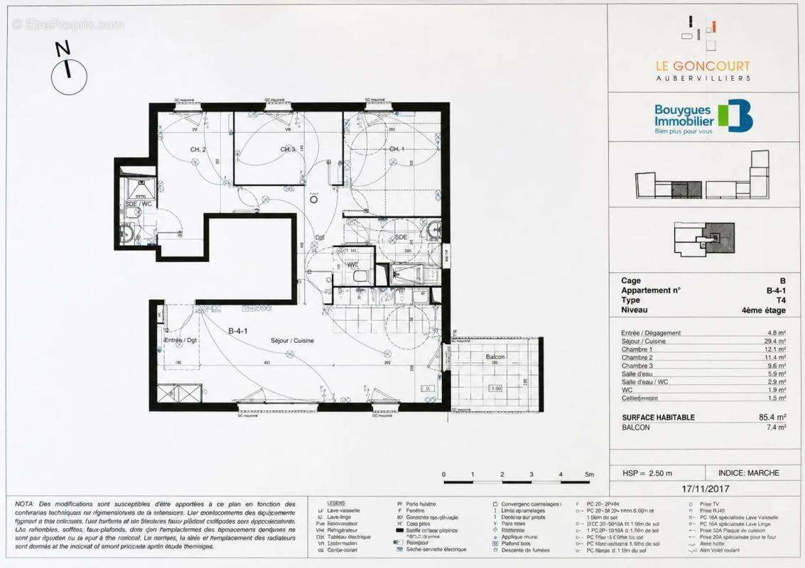 Dernier étage avec terrasse, parking et 3 chambres – T4 familial - photo 10