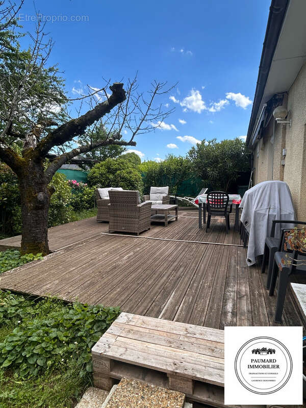 terrasse - Maison à ROMANS-SUR-ISERE