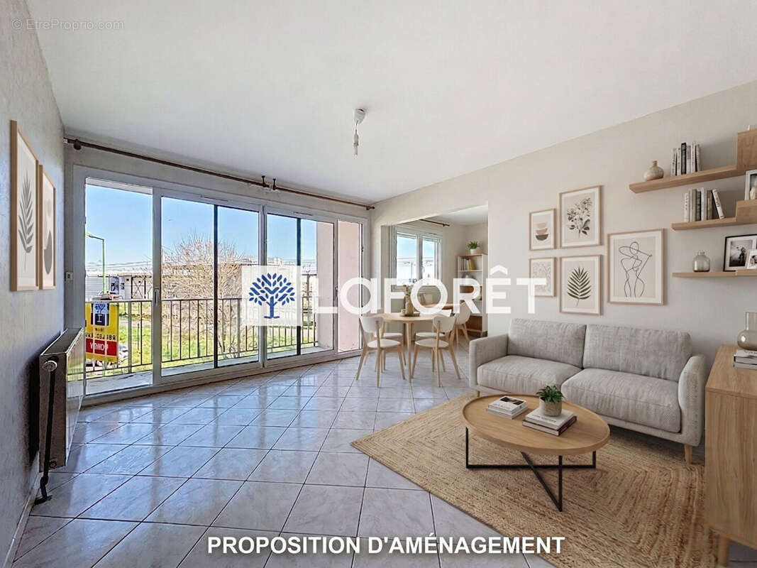 Appartement St Maurice De Beynost T3 de 68.50 m² avec balcon, place de parking et cave - photo 4