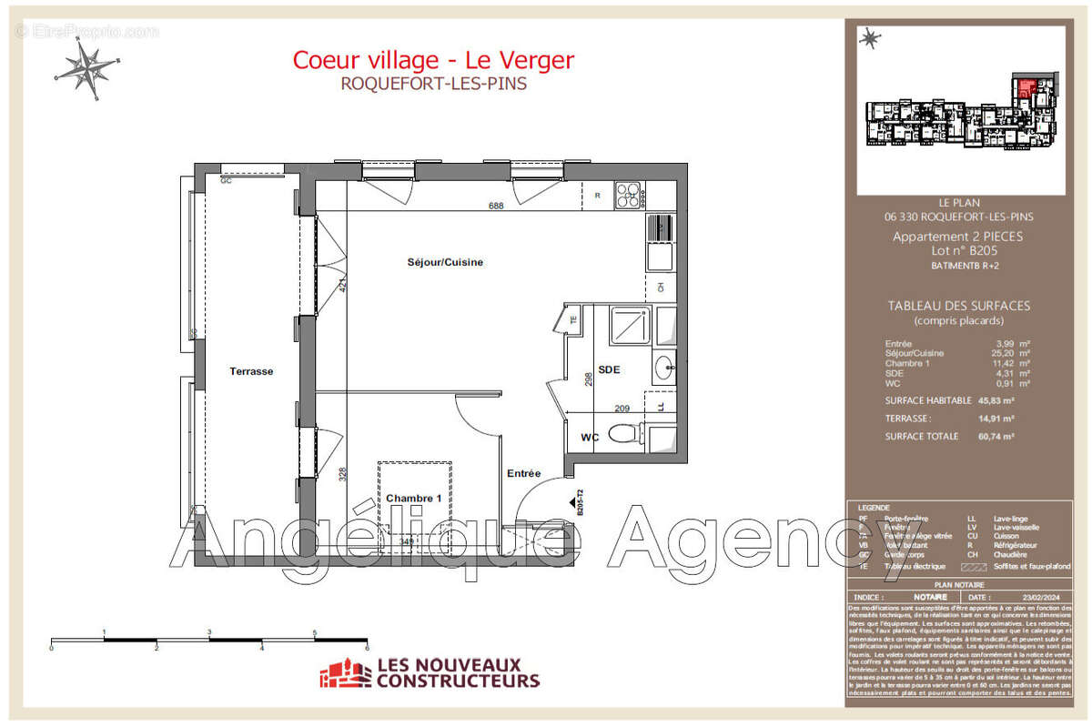 Appartement à ROQUEFORT-LES-PINS