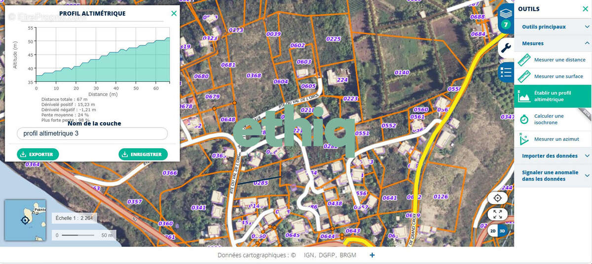 Terrain à VIEUX-HABITANTS