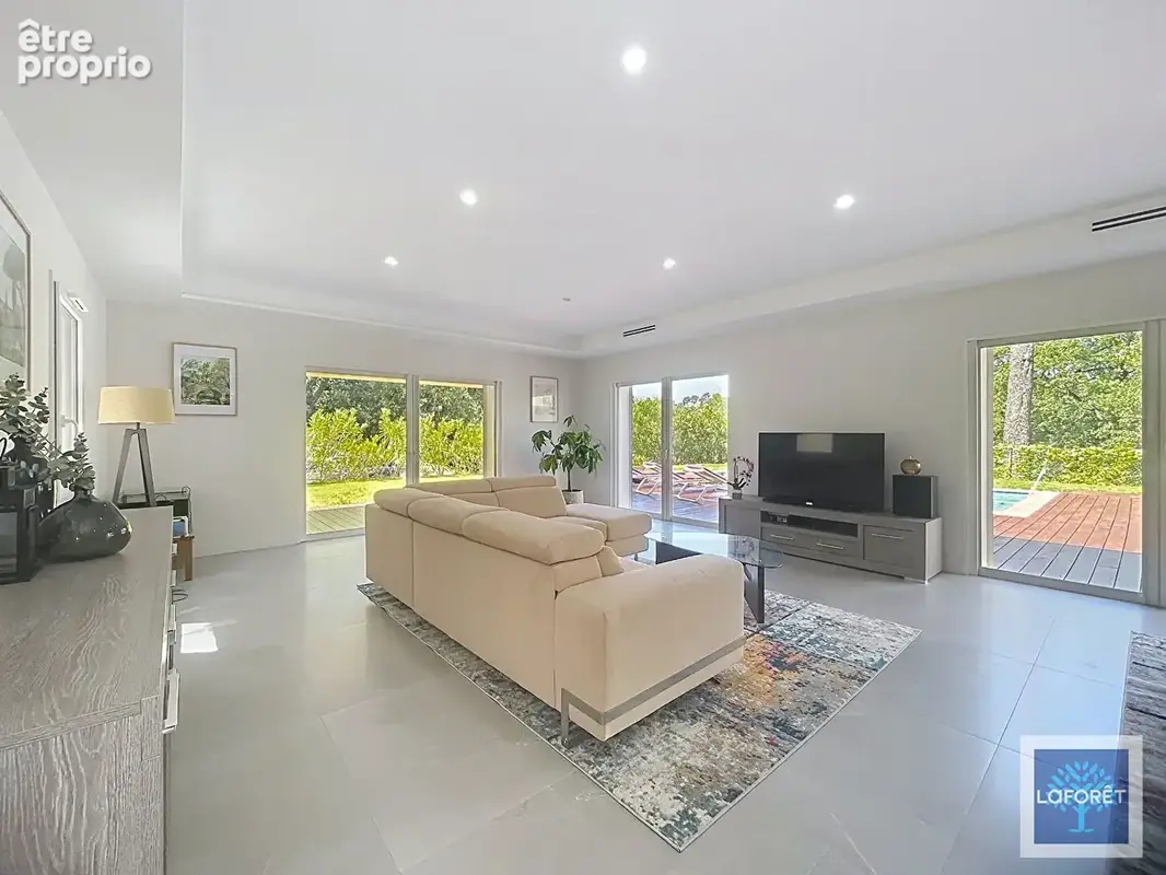 Roquefort-les-pins - superbe villa contemporaine au calme absolu - photo 6