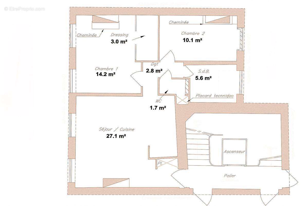 Appartement à LYON-6E