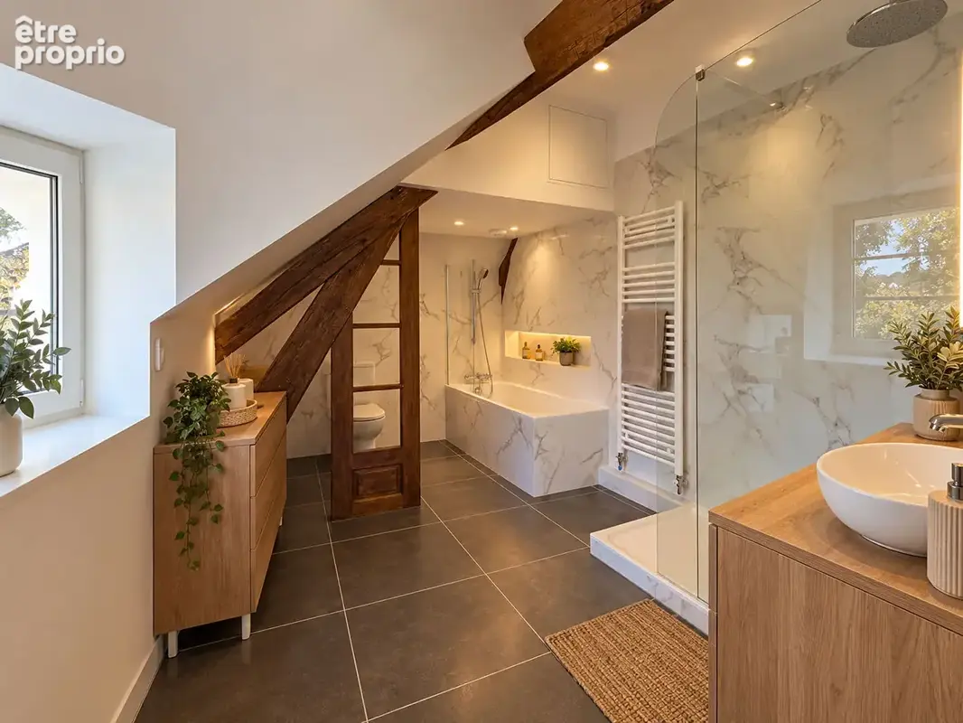 A 13 mn de fontainebleau maison +  logement indépendant en bord de seine sur un terrain de 930 m2. - photo 11