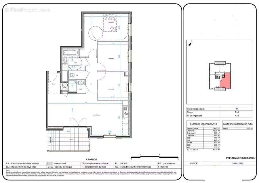 Appartement à PRAZ-SUR-ARLY