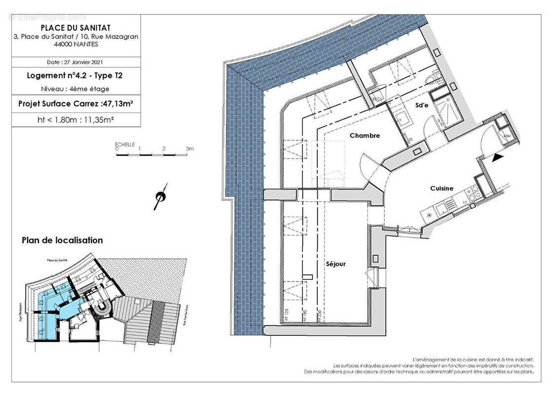 Appartement à NANTES