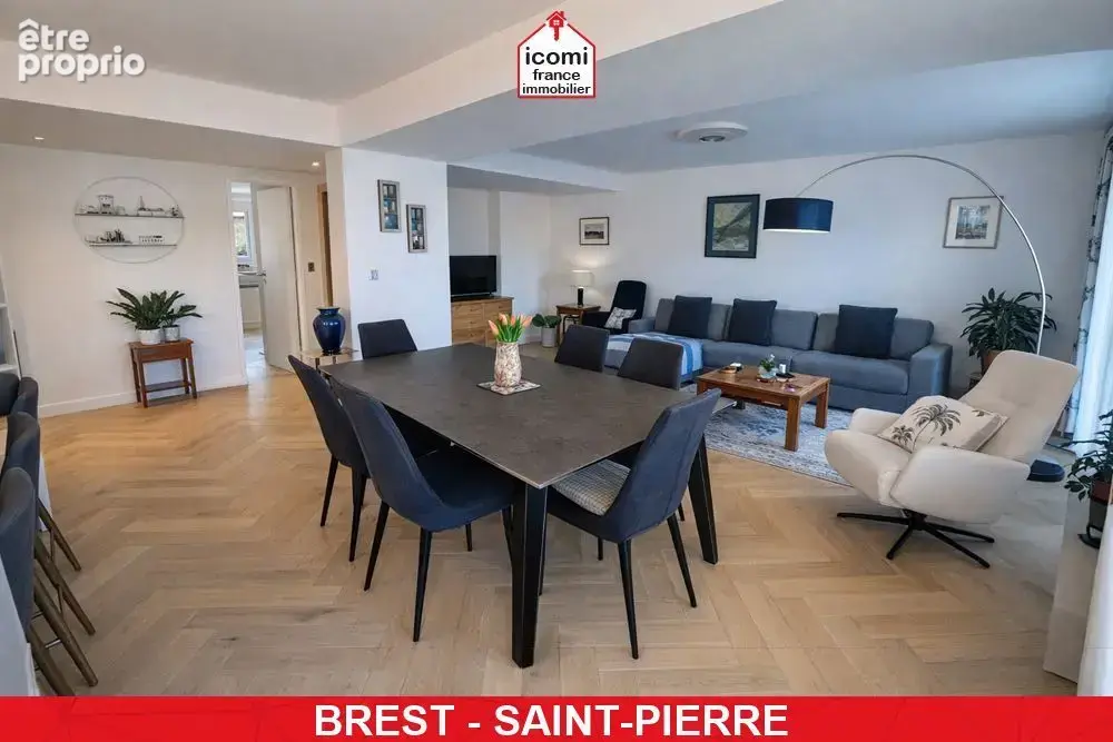 Finistere - brest (29200) - superbe appartement 85 m² -  2 chambres - coup de coeur - dalle beton - place de parking libre - ren - photo 5