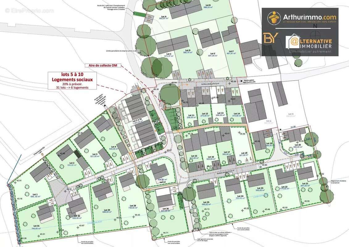 Terrain à CHATEAUBOURG