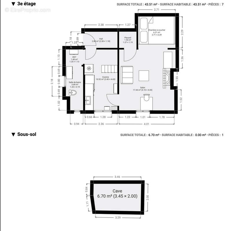 Photo 9 - Appartement à VILLEURBANNE