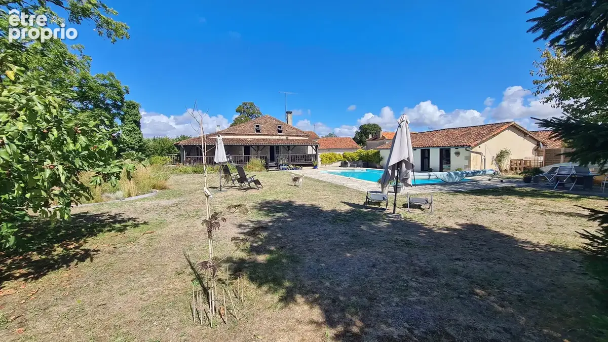facade and garden and pool