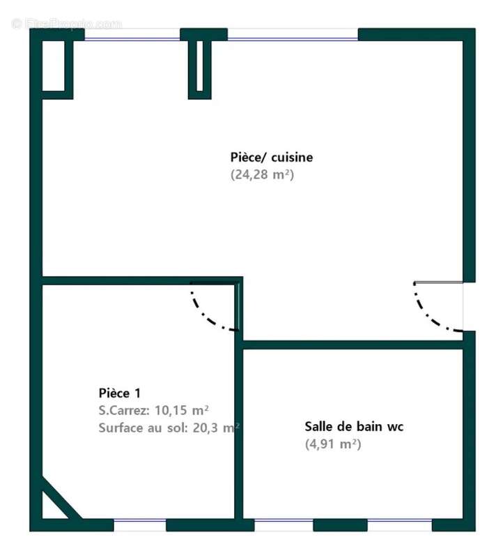 Croulebarbe -Appartement de 56 m² - photo 8