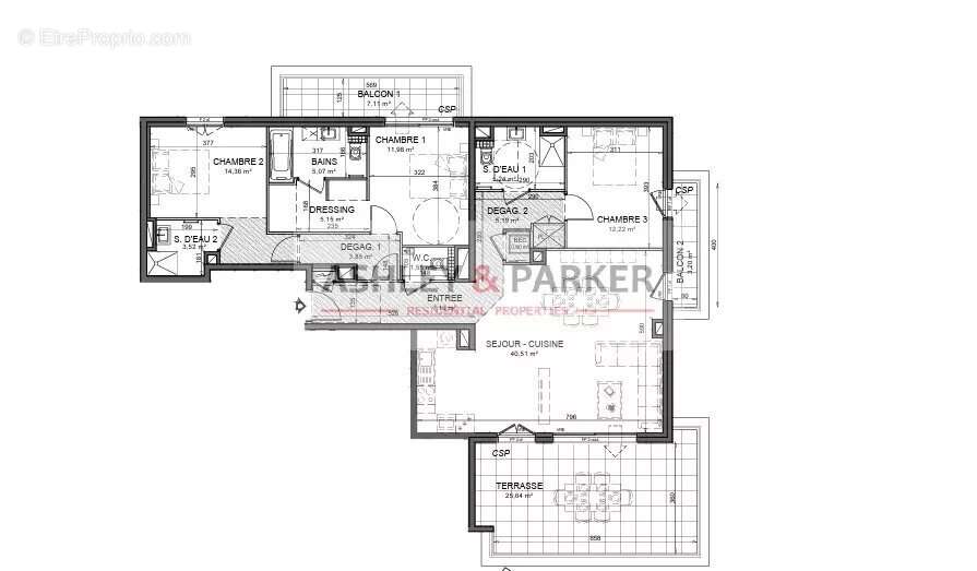 Appartement à LE CANNET