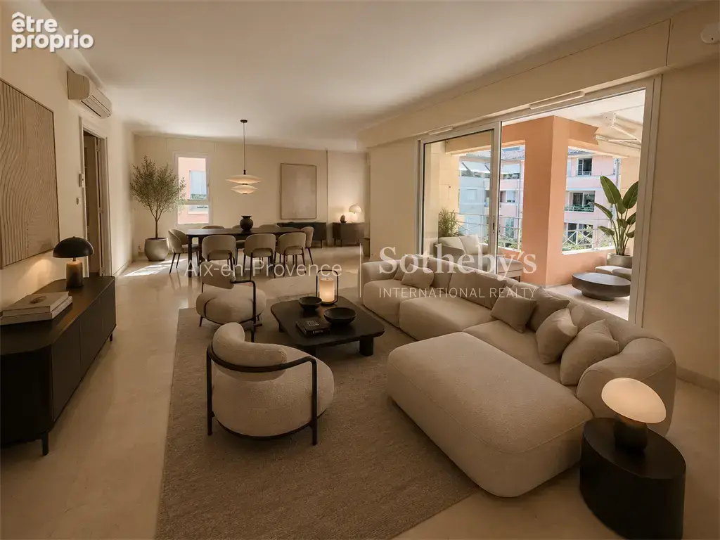 Cours Mirabeau – Appartement 104 m² avec 3 chambres, 2 balcons, parking privatif, cave et ascenseur - photo 3