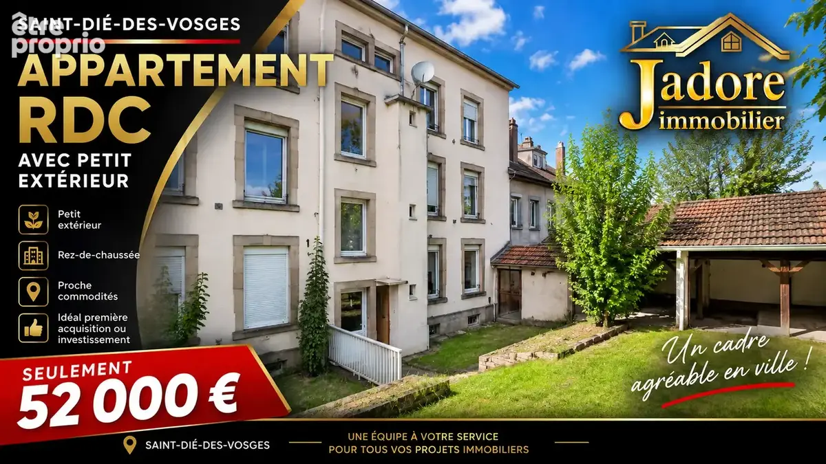 Appartement à SAINT-DIE-DES-VOSGES
