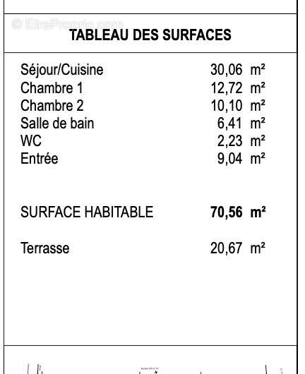 T3 au 3 ème et dernier étage avec terrasse sur jardin résidence la villa capucine - photo 11