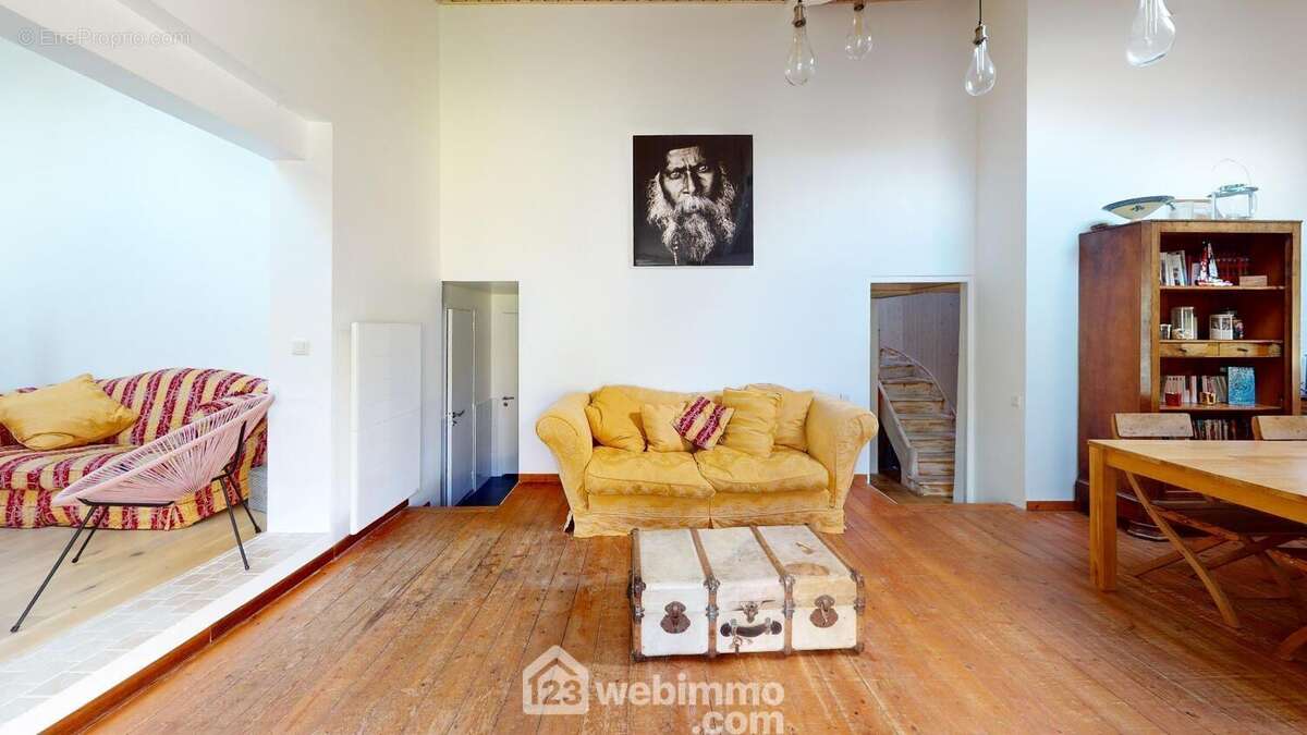 Salon-Séjour - Maison à POIROUX