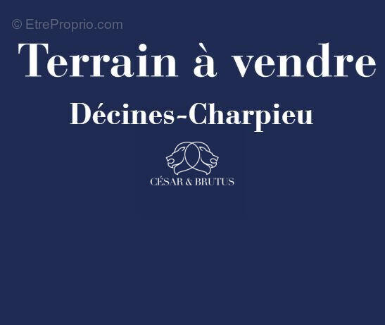 Terrain à DECINES-CHARPIEU