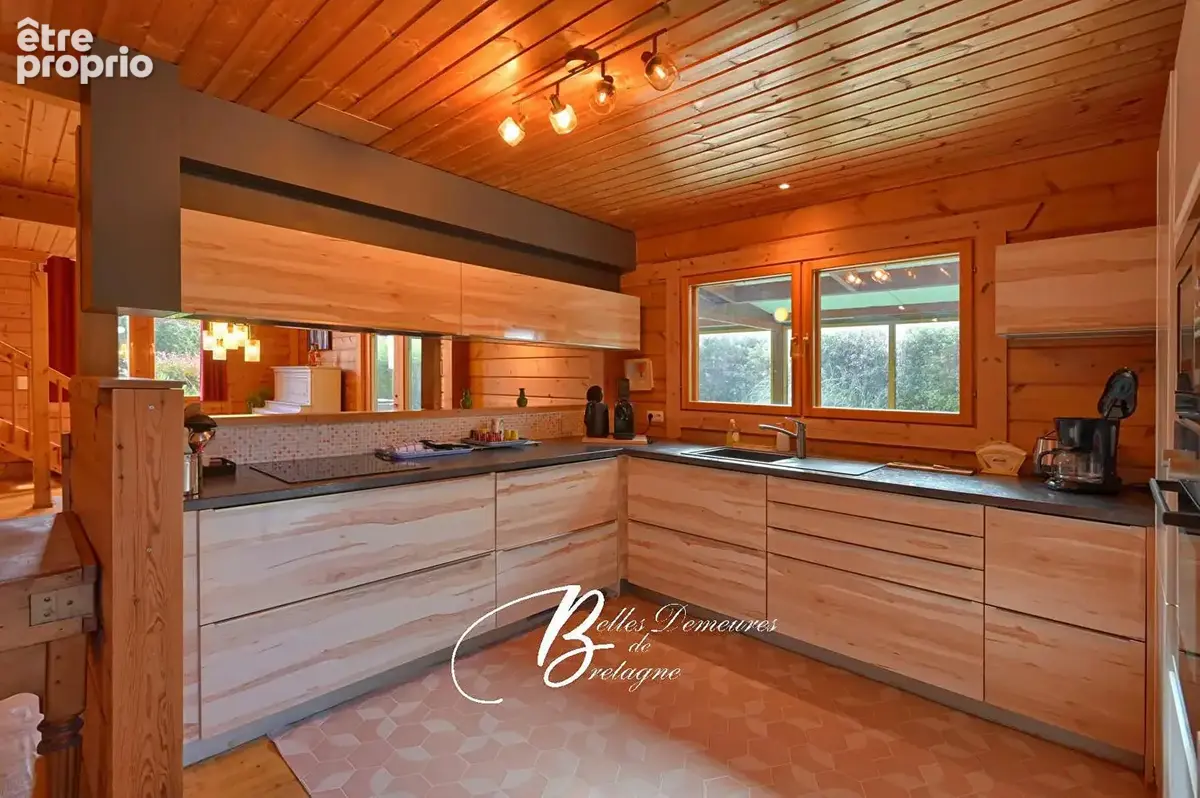 A vendre Maison en bois à Penvénan aux prestations haut de gamme avec piscine intérieure, à 800 m de la plage de Port-Blanc - photo 7