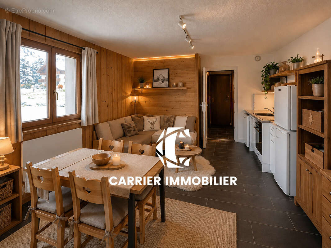 Crest-Voland  Appartement avec jardin privatif, parking et casier à skis   Un pied-à-terre idéal au cœur de la - photo 2
