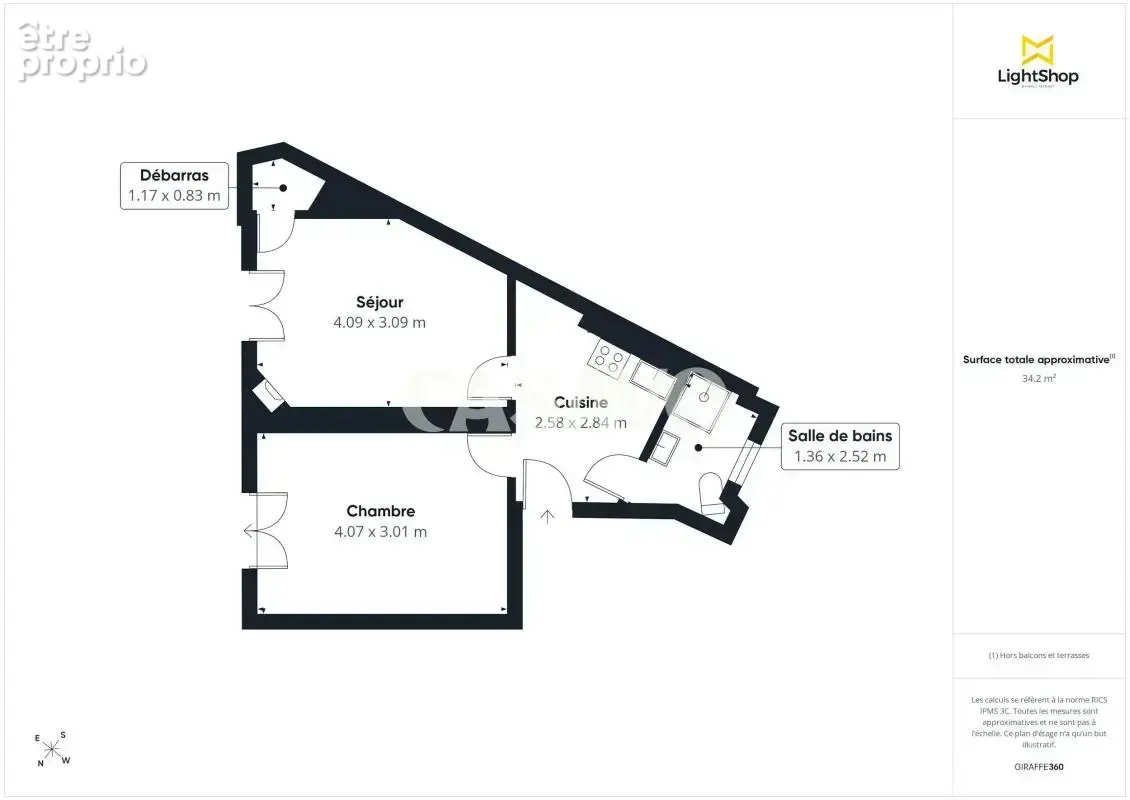 Vente Appartement 2 pièces de 35m² - 75015 Paris - photo 7