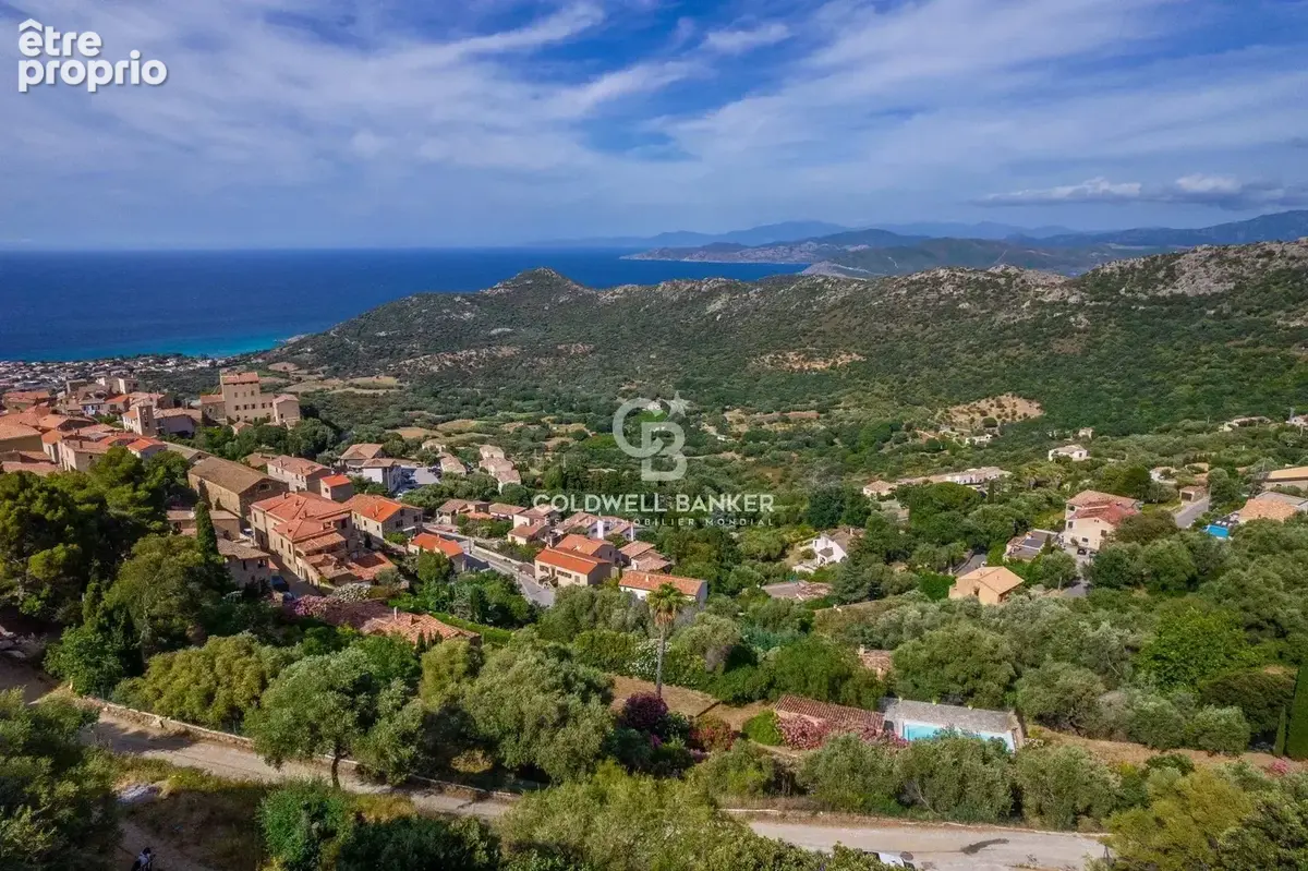 Monticello - Terrain constructible avec permis - vue mer , village & montagne - photo 8