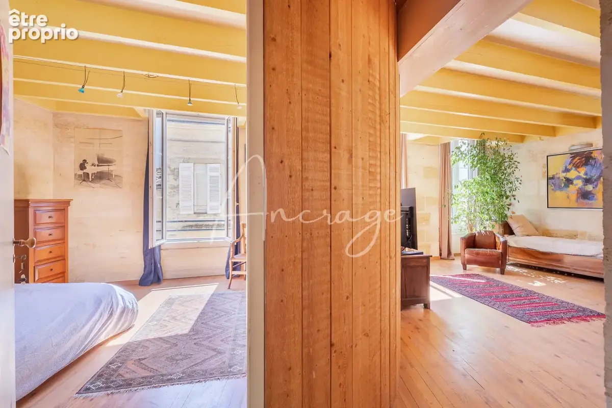 Chartrons   duplex de charme   76 m2 carrez / 88 m2 au sol   2 chambres + bureau - photo 10