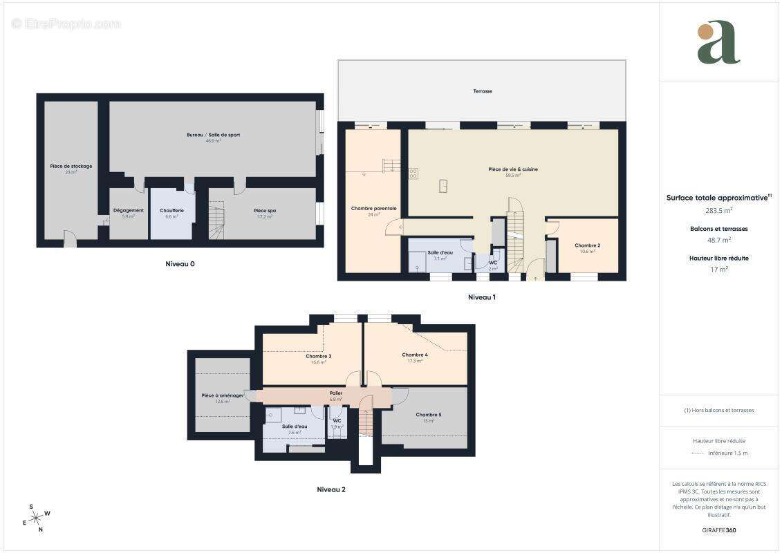 Spacieuse maison 5/6 chambres prête à vivre en vente à Couëron bourg (44220) - photo 19