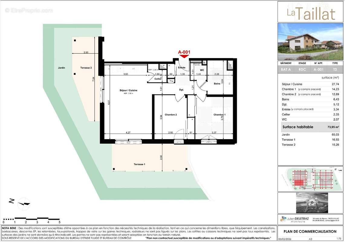 Appartement à FEIGERES